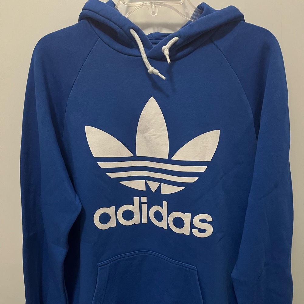 Adidas men’s blue hoodie